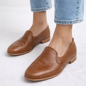 Arnold Churgin Handmade Brown Leather Loafers EU 38 Slip On Comfort Flats